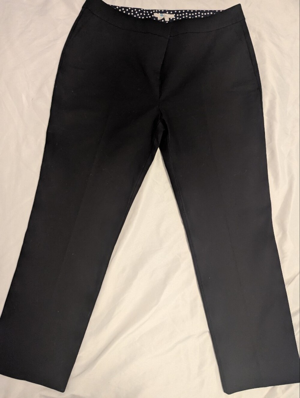 BODEN Black Dress Pants - Classic Straight Fit, Size 14 US